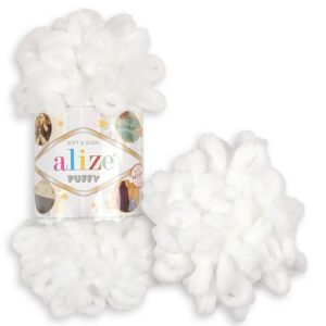 Alize Puffy 55 biela