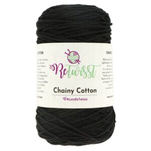 ReTwisst Macrame Chainy Cotton čierna 02
