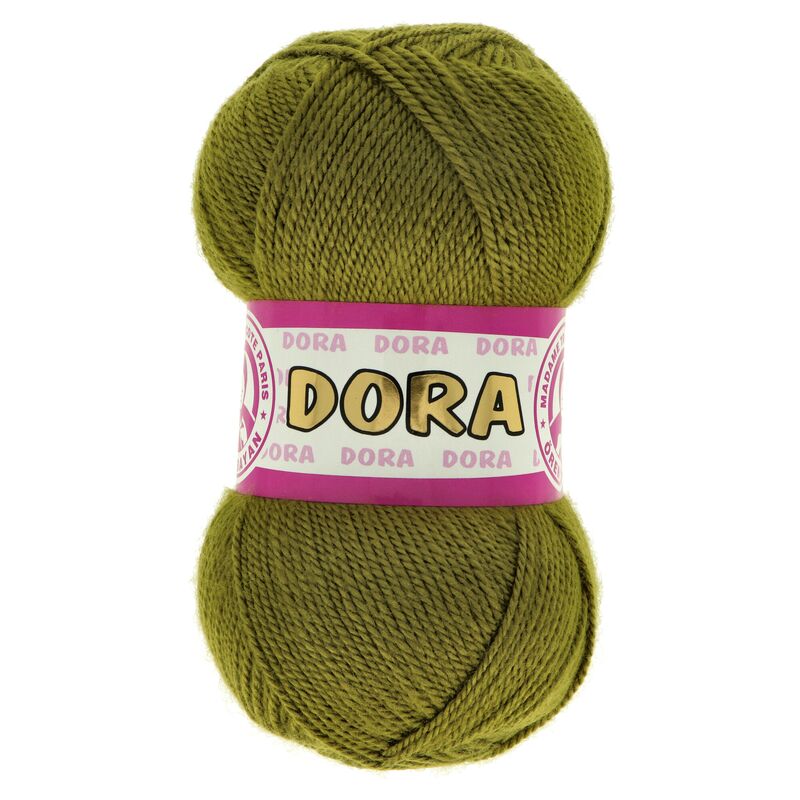 Madame Tricote Paris Dora vojenská zelená 076