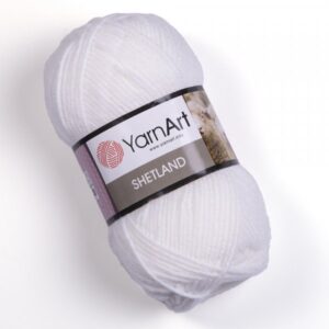 YarnArt Shetland biela 501