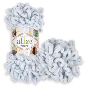 Alize Puffy sivomodrá 416
