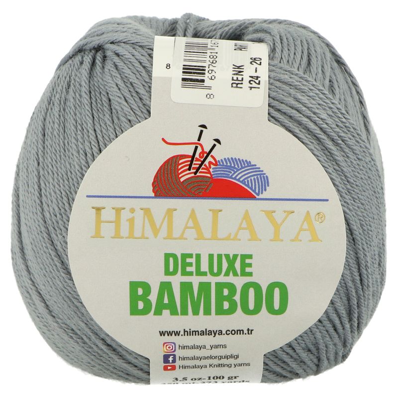 Himalaya Deluxe Bamboo 124-26 sivá