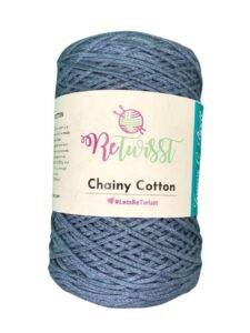 ReTwisst Macrame Chainy Cotton modrá 5