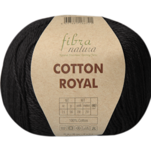 Fibra Natura Cotton Royal 18 čierna 718