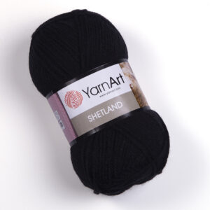 YarnArt Shetland čierna 502