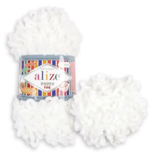 Alize Puffy Fine 55 biela