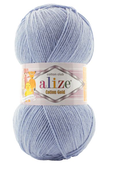 Alize Cotton Gold 481 svetlomodrá