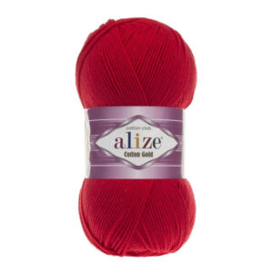 Alize Cotton Gold 56 červená