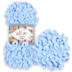 Alize Puffy Fine baby modrá 218