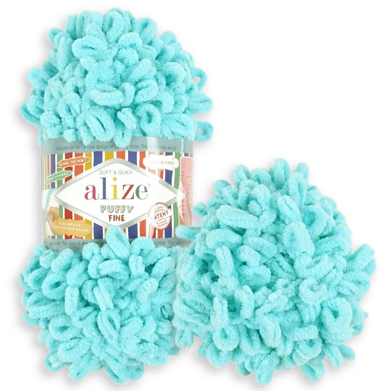Alize Puffy Fine tyrkysová 263