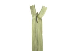 Špirálový zips skrytý 40 cm - olivový