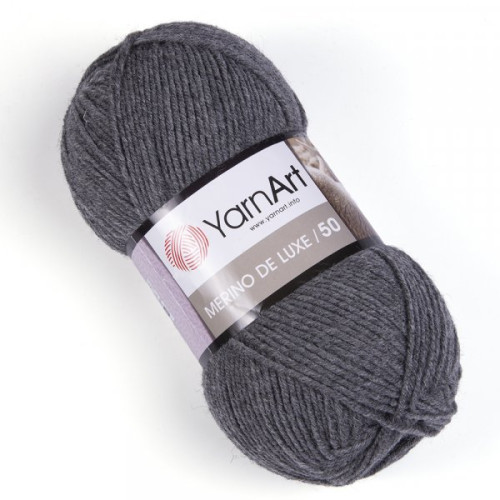 YarnArt Merino De Luxe 50 tmavosivá 179
