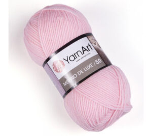 YarnArt Merino De Luxe 50 baby ružová 217