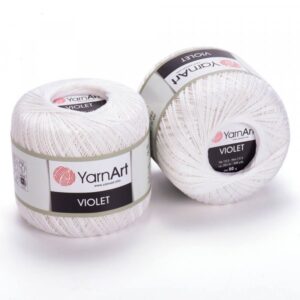 YarnArt Violet biela 003