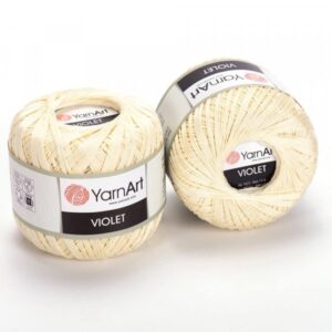 YarnArt Violet krémová 0326