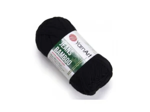 YarnArt Jeans Bamboo čierna 135