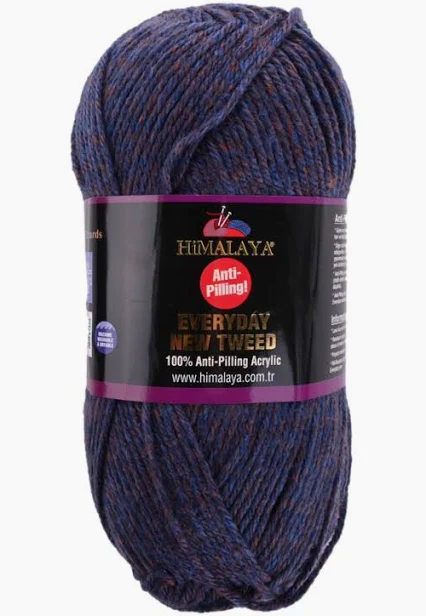 Himalaya Everyday New Tweed modro-oranžová 75123