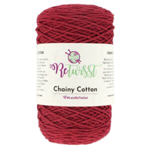 ReTwisst Macrame Chainy Cotton červená 30