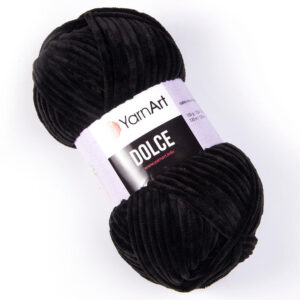 YarnArt Dolce čierna 742