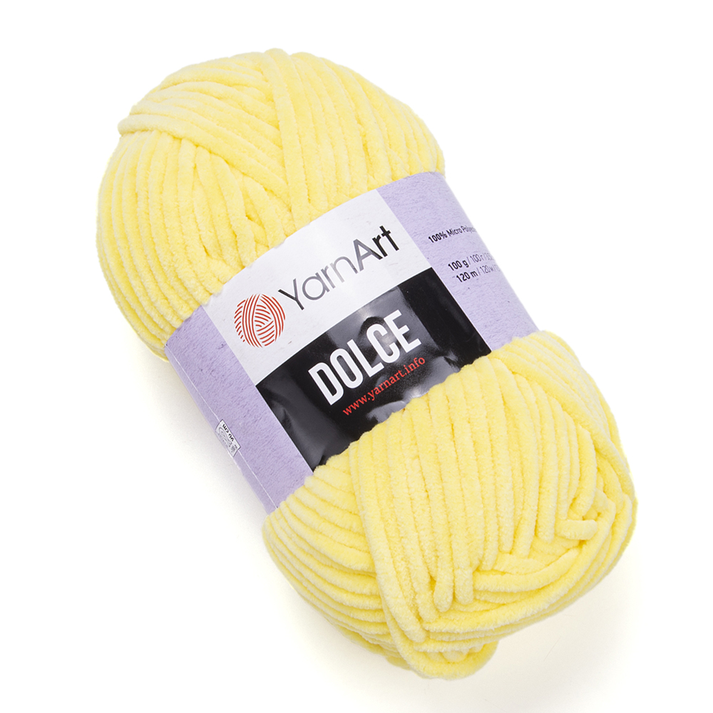 YarnArt Dolce výrazná žltá 851