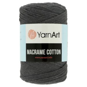 YarnArt Macrame Cotton 758 tmavosivá